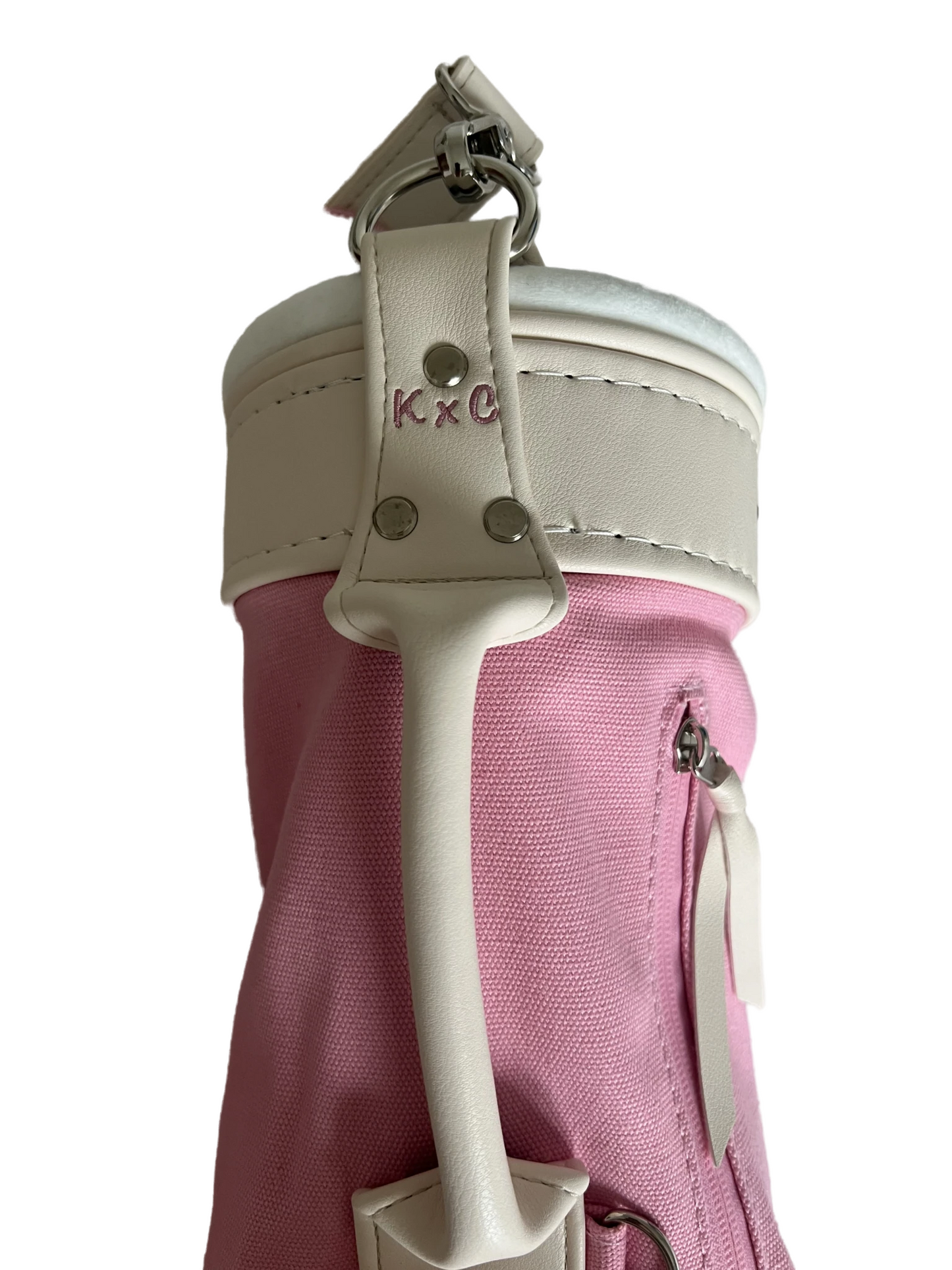 "The Katie" Pink Kiddy x Caddy Canvas Toddler Golf Bag