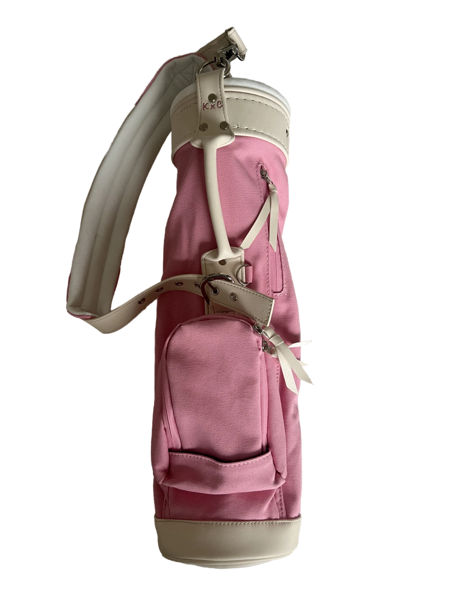 "The Katie" Pink Kiddy x Caddy Canvas Toddler Golf Bag