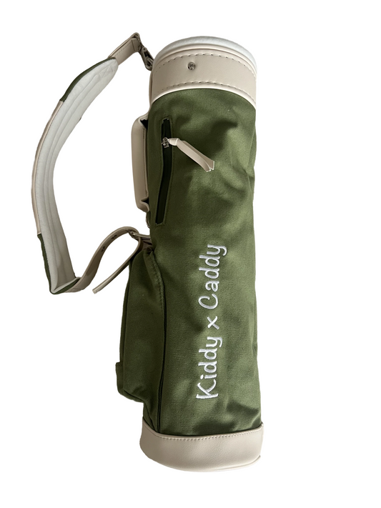 "The John" Green Kiddy x Caddy Canvas Toddler Golf Bag